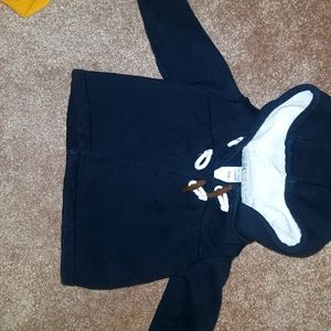 Black comfy coat 9mnth